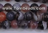 CAG5952 15.5 inches 8mm round botswana agate beads wholesale