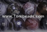 CAG5964 15.5 inches 14mm faceted round botswana agate beads wholesale