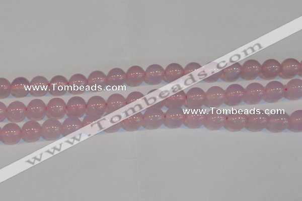 CAG7153 15.5 inches 12mm round pink agate gemstone beads
