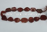 CAG7408 15.5 inches 20*25mm - 25*30mm freeform dragon veins agate beads