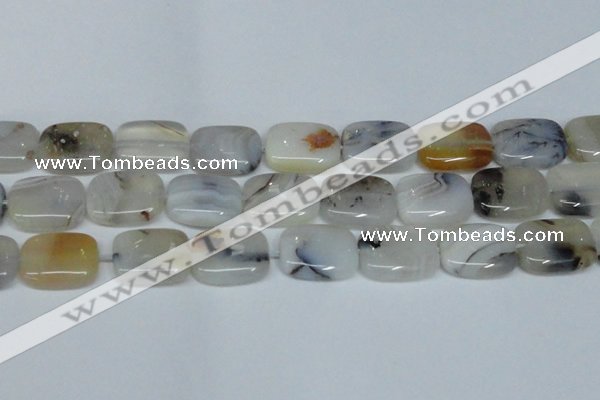 CAG7422 15.5 inches 15*20mm rectangle Montana agate beads