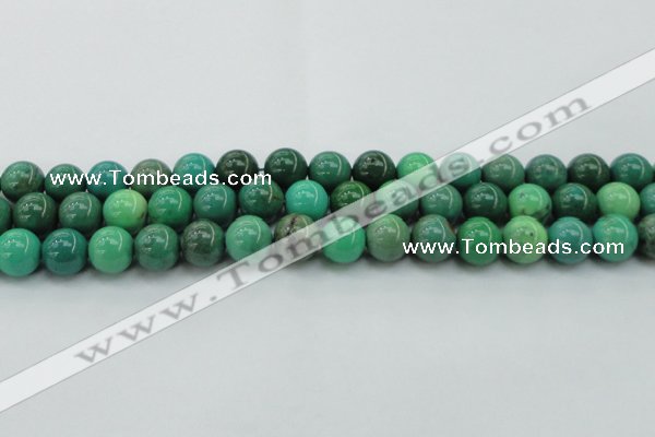 CAG7906 15.5 inches 12mm round grass agate beads wholesale
