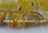 CAG8503 15.5 inches 15*20mm - 18*25mm freeform dragon veins agate beads