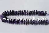 CAG8560 6*22mm - 10*26mm tyre dragon veins agate beads wholesale