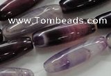 CAG857 15.5 inches 10*30mm rice agate gemstone beads