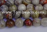 CAG9111 15.5 inches 6mm round Mexican crazy lace agate beads
