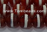 CAG9143 15.5 inches 12mm round tibetan agate beads wholesale