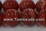 CAG9182 15.5 inches 16mm round line agate beads wholesale