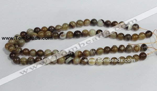 CAG938 16 inches 10mm round madagascar agate gemstone beads