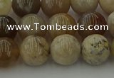 CAG9403 15.5 inches 10mm round ocean fossil agate beads wholesale