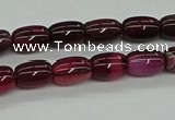CAG9623 15.5 inches 8*12mm drum dragon veins agate beads wholesale