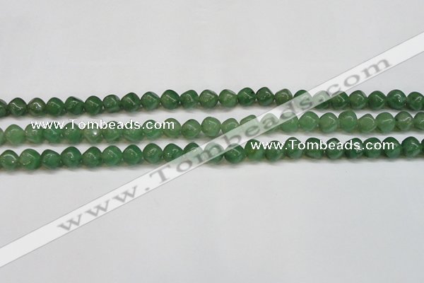 CAJ669 15.5 inches 7*7mm cube green aventurine beads