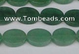 CAJ679 15.5 inches 12*16mm oval green aventurine beads