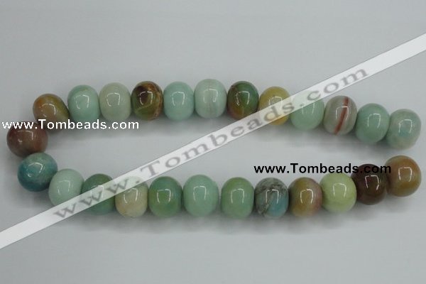 CAM105 15.5 inches 16*20mm rondelle amazonite gemstone beads