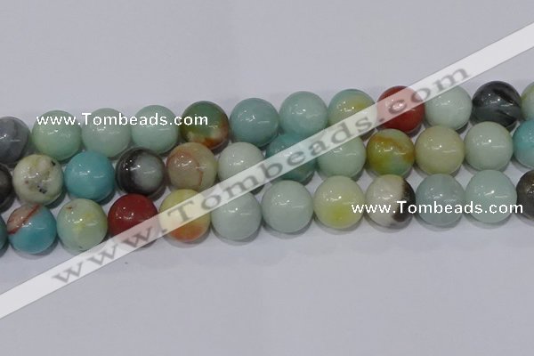 CAM109 15.5 inches 20mm round amazonite gemstone beads wholesale