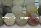 CAM1103 15.5 inches 10mm round matte amazonite beads wholesale