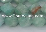 CAM1475 15.5 inches 12mm faceted nuggets Brazilian amazonite beads
