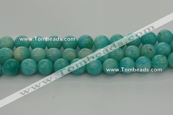 CAM1556 15.5 inches 16mm round natural peru amazonite beads