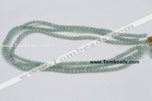 CAM400 15.5 inches 4mm round natural russian amazonite beads wholesale