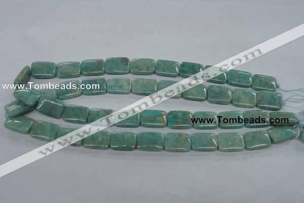 CAM502 15.5 inches 13*18mm rectangle mexican amazonite gemstone beads