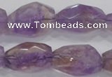 CAN30 15.5 inches 18*25mm faceted nugget natural ametrine beads