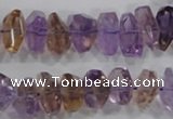 CAN31 15.5 inches 8*18mm faceted nugget natural ametrine beads
