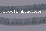 CAQ136 15.5 inches 3*4mm rondelle natural aquamarine beads