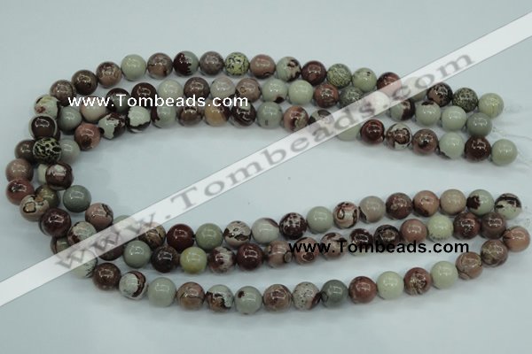 CAR04 15.5 inches 10mm round artistic jasper beads wholesale