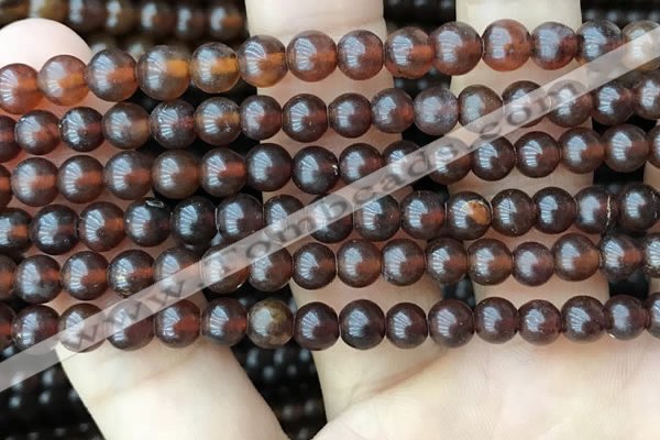 CAR228 15.5 inches 5mm round natural amber beads wholesale
