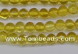 CAR558 15.5 inches 4mm - 4.5mm round natural amber beads wholesale
