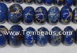 CAT301 15.5 inches 7*10mm – 15*20mm rondelle dyed aqua terra jasper beads
