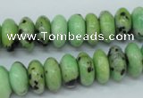 CAU220 15.5 inches 6*12mm rondelle Australia chrysoprase beads