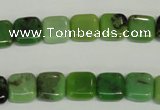 CAU61 15.5 inches 10*10mm square Australia chrysoprase beads