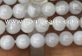 CBC710 15.5 inches 4mm round blue chalcedony beads wholesale