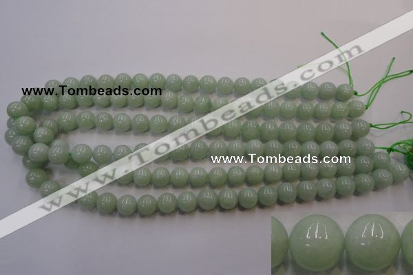 CBJ403 15.5 inches 10mm round natural jade beads wholesale