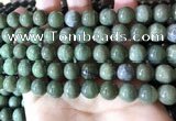 CBJ703 15.5 inches 10mm round green jade beads wholesale