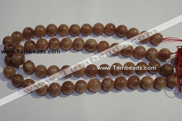 CBQ06 15.5 inches 14mm round strawberry quartz beads wholesale
