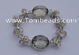 CBR21 5pcs 7 inches imitation Swarovski crystal beads stretchy bracelet