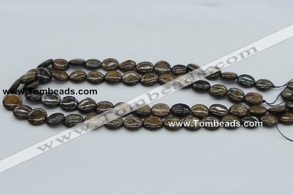CBZ02 15.5 inches 14mm flat round bronzite gemstone beads wholesale
