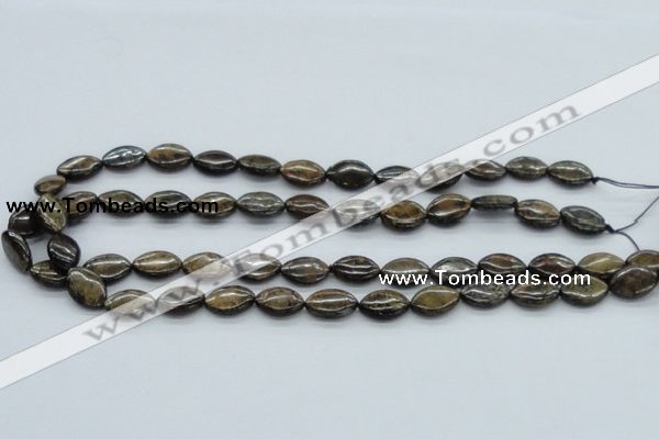 CBZ08 15.5 inches 10*15mm horse eye bronzite gemstone beads wholesale