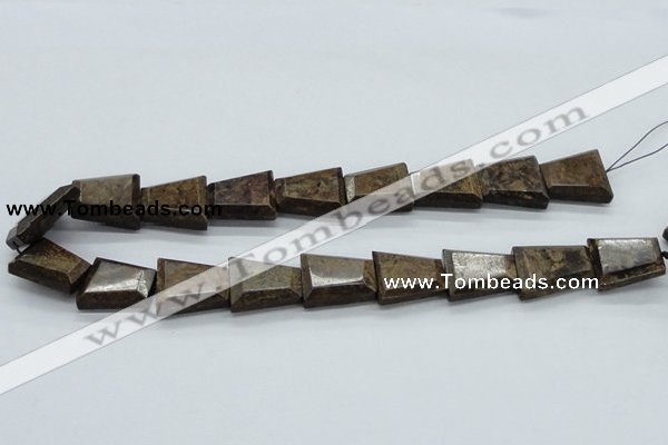 CBZ24 15.5 inches 18*24mm trapezoid bronzite gemstone beads