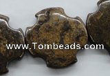 CBZ321 15.5 inches 30*30mm cross bronzite gemstone beads wholesale