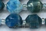CCB1467 15 inches 9mm - 10mm faceted apatite beads