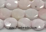 CCB937 15.5 inches 8*10mm faceted oval pink opal beads