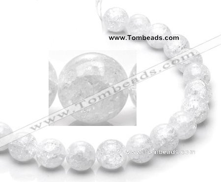 CCC18 16mm round grade A white crystal beads Wholesale