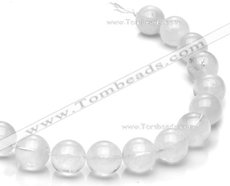 CCC37 15.5 inches 20mm round white crystal beads Wholesale