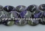 CCG04 15.5 inches 10*14mm oval natural charoite gemstone beads