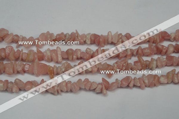 CCH224 34 inches 5*8mm pink opal chips gemstone beads wholesale