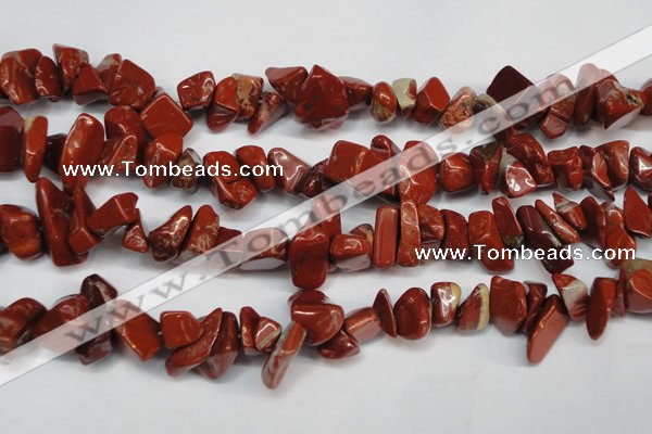 CCH275 34 inches 8*12mm red jasper chips gemstone beads wholesale