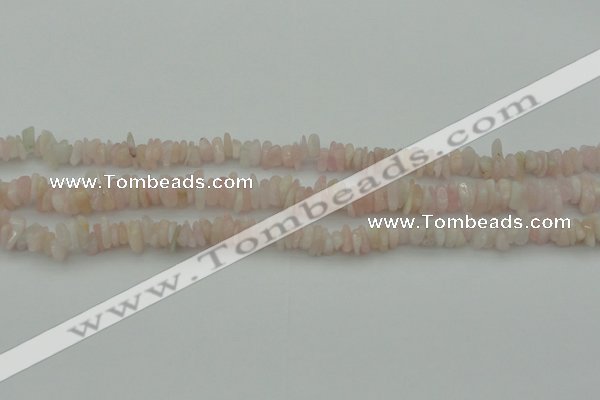 CCH656 15.5 inches 5*8mm - 6*10mm morganite gemstone chips beads